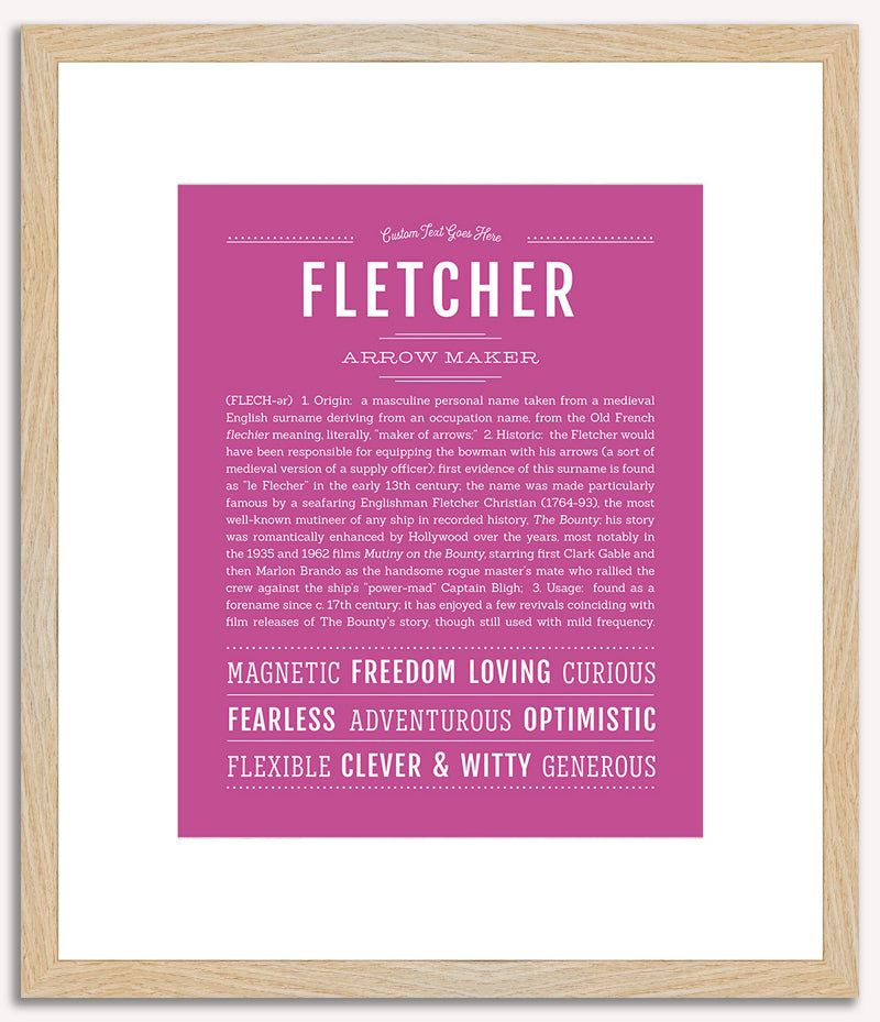 Fletcher | Name Art Print