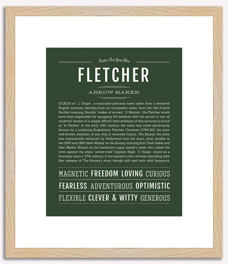 Fletcher | Name Art Print