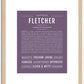 Fletcher | Name Art Print