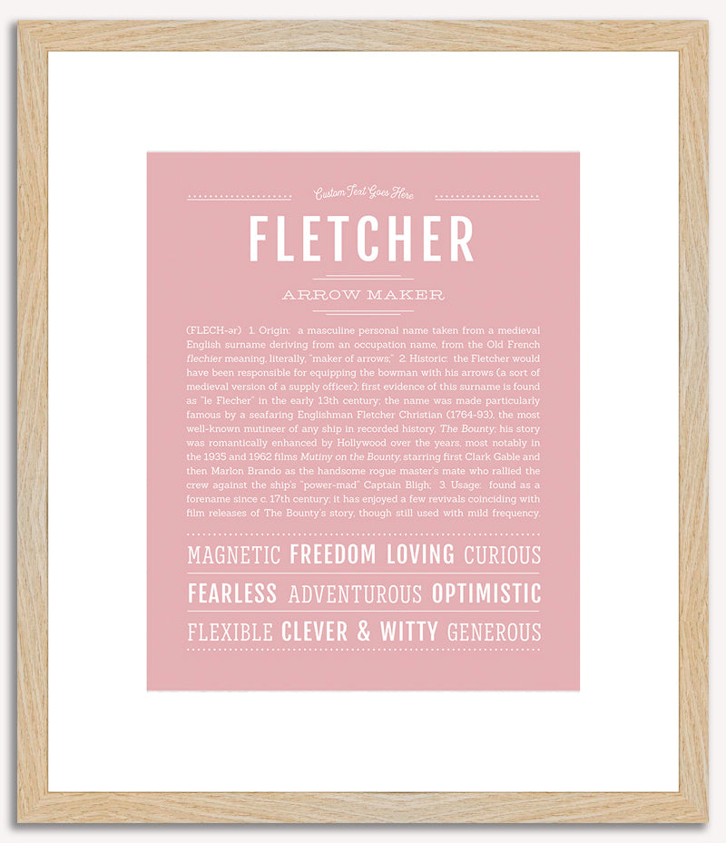 Fletcher | Name Art Print