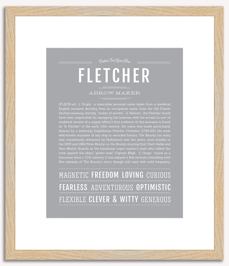 Fletcher | Name Art Print