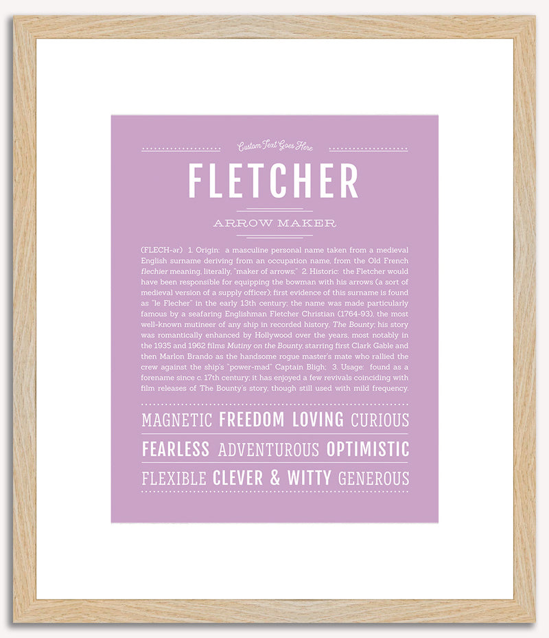 Fletcher | Name Art Print