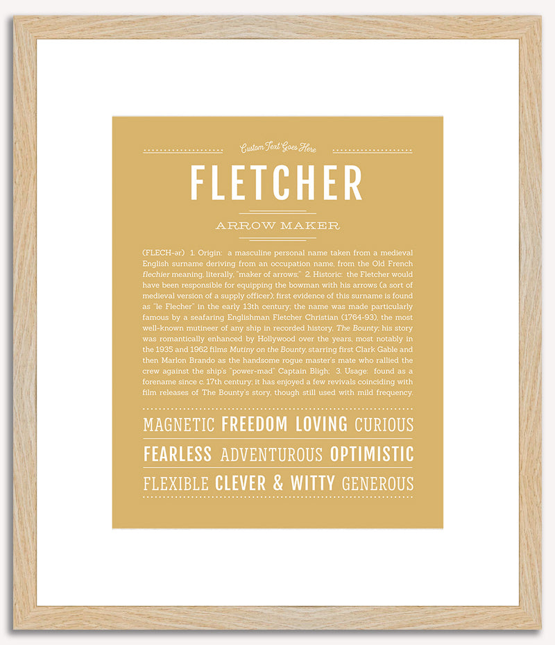 Fletcher | Name Art Print