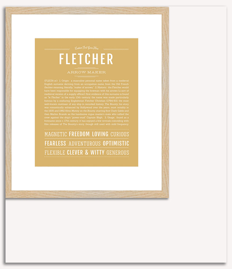 Fletcher | Name Art Print