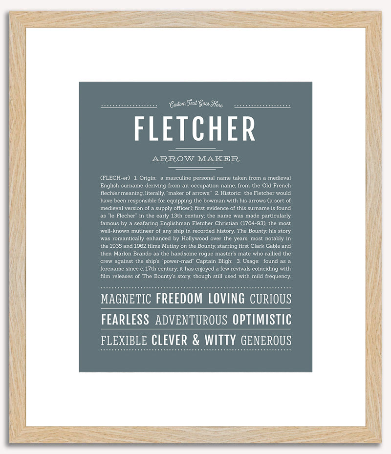 Fletcher | Name Art Print