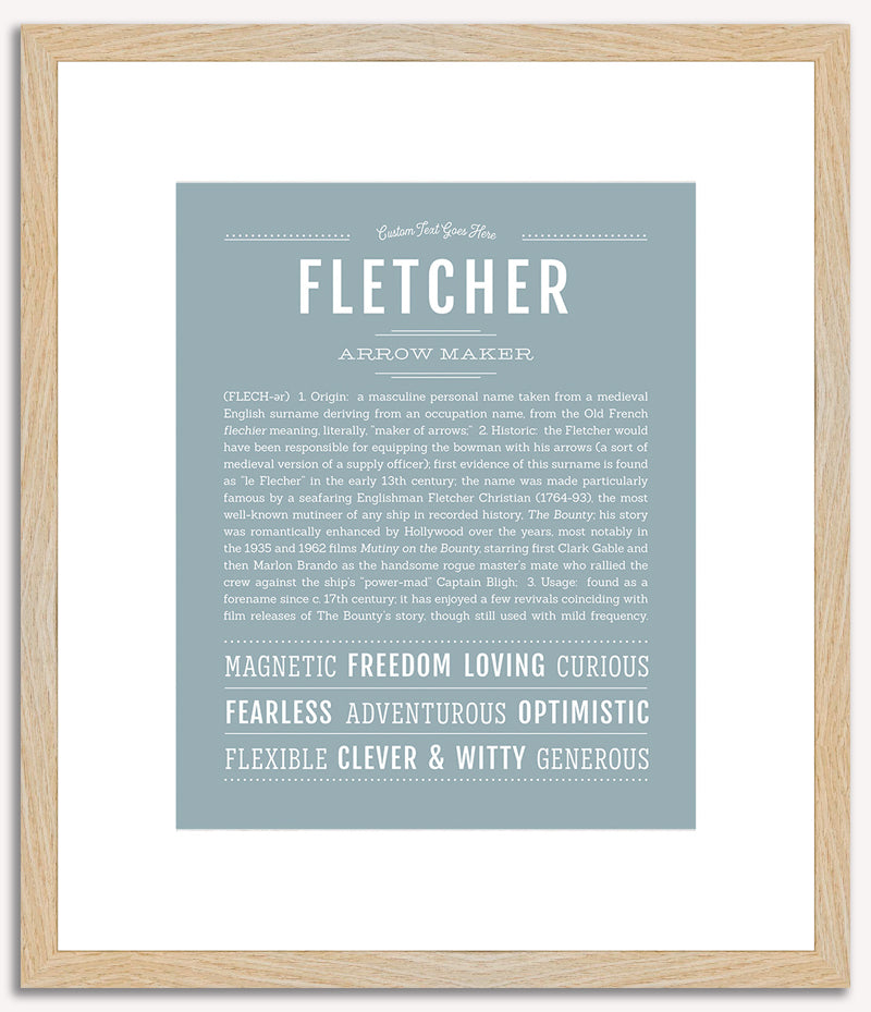 Fletcher | Name Art Print