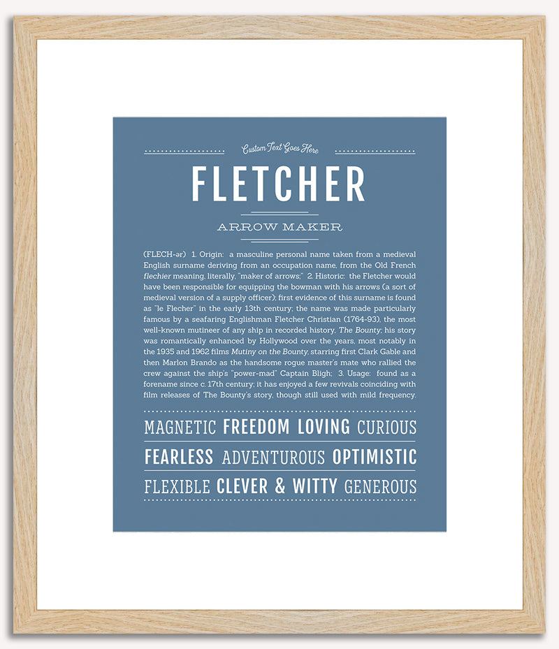 Fletcher | Name Art Print