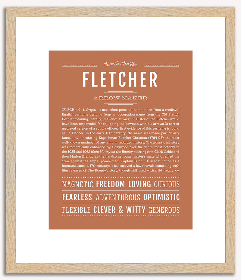 Fletcher | Name Art Print