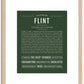 Flint | Name Art Print