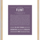 Flint | Name Art Print