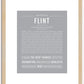 Flint | Name Art Print