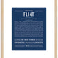 Flint | Name Art Print