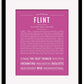 Frame Options | Dark Pink | Black Frame, Matted