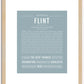 Flint | Name Art Print