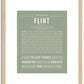 Flint | Name Art Print