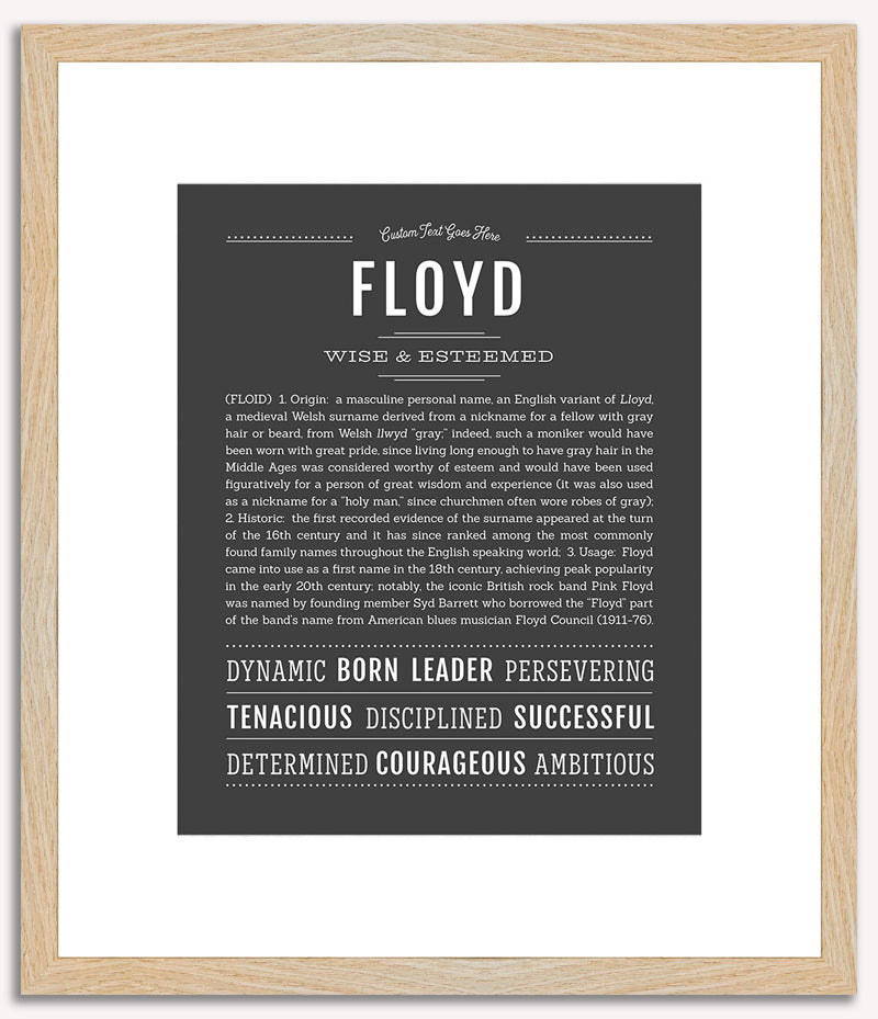 Floyd | Name Art Print