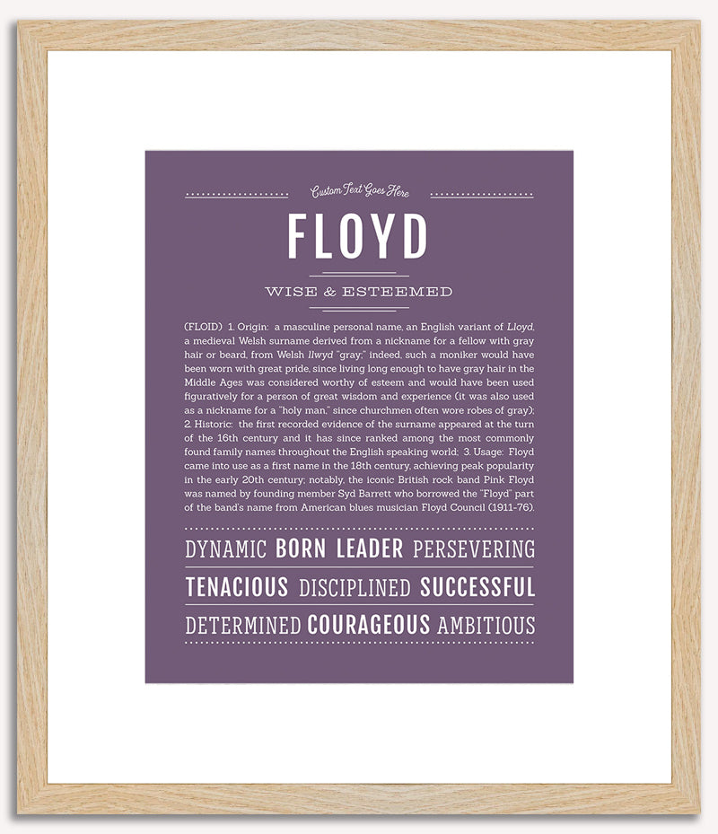 Floyd | Name Art Print