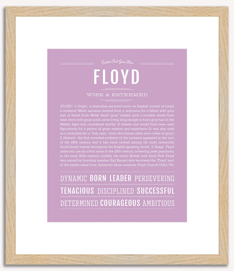 Floyd | Name Art Print