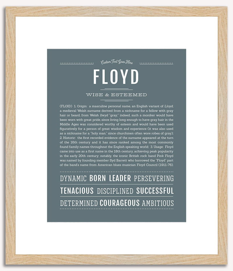 Floyd | Name Art Print