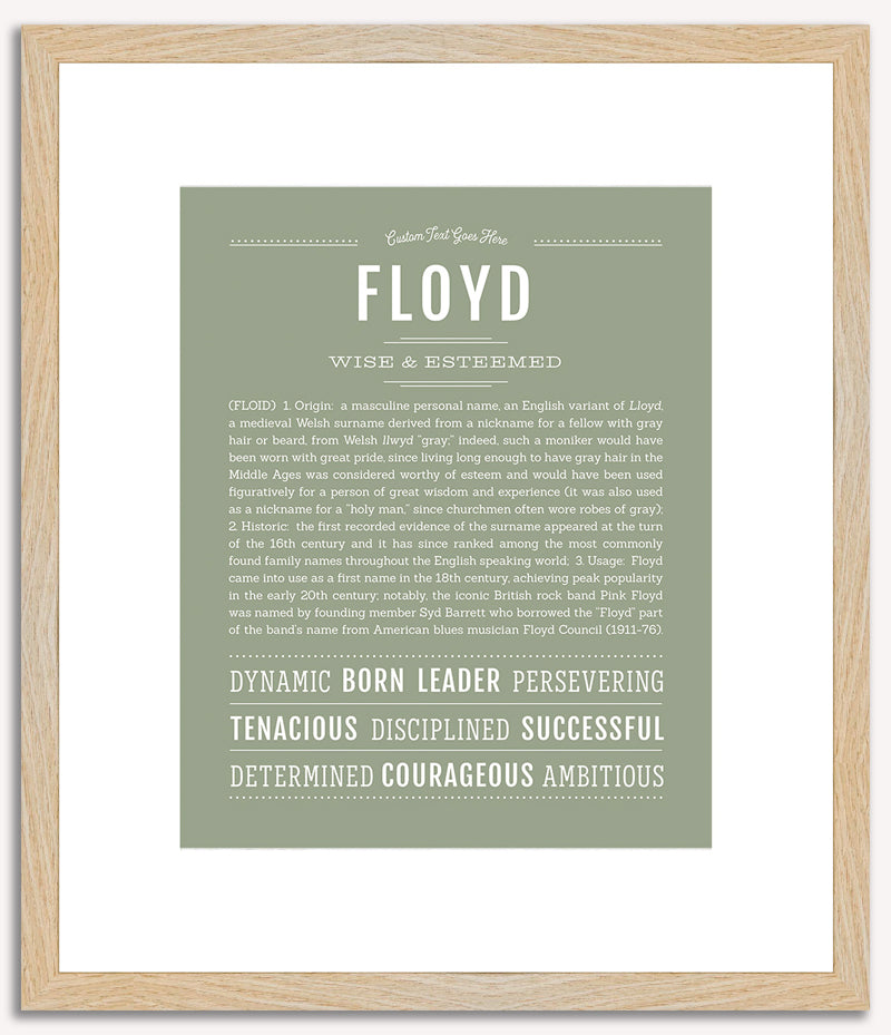 Floyd | Name Art Print