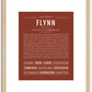 Flynn | Name Art Print