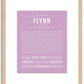 Flynn | Name Art Print