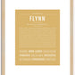 Flynn | Name Art Print