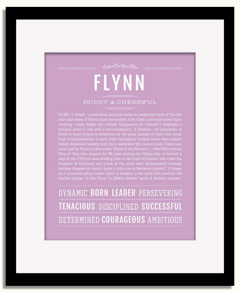 Frame Options | Lilac | Black Frame, Matted