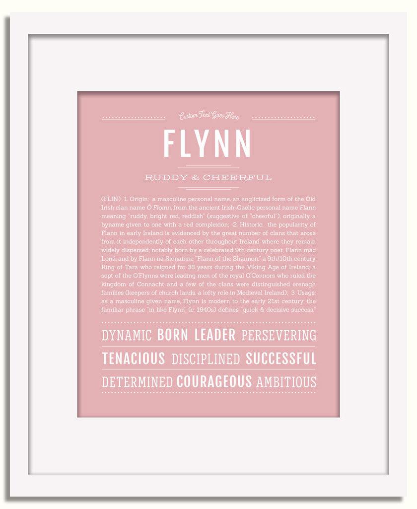 Frame Options | Dusty Rose | White Frame, Matted