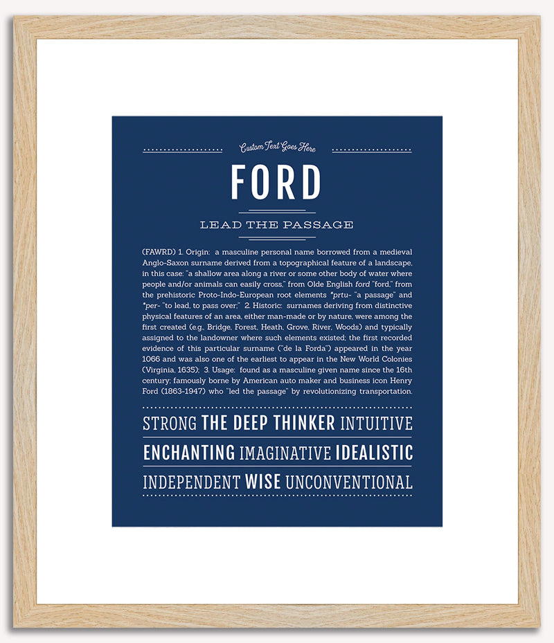 Ford | Name Art Print