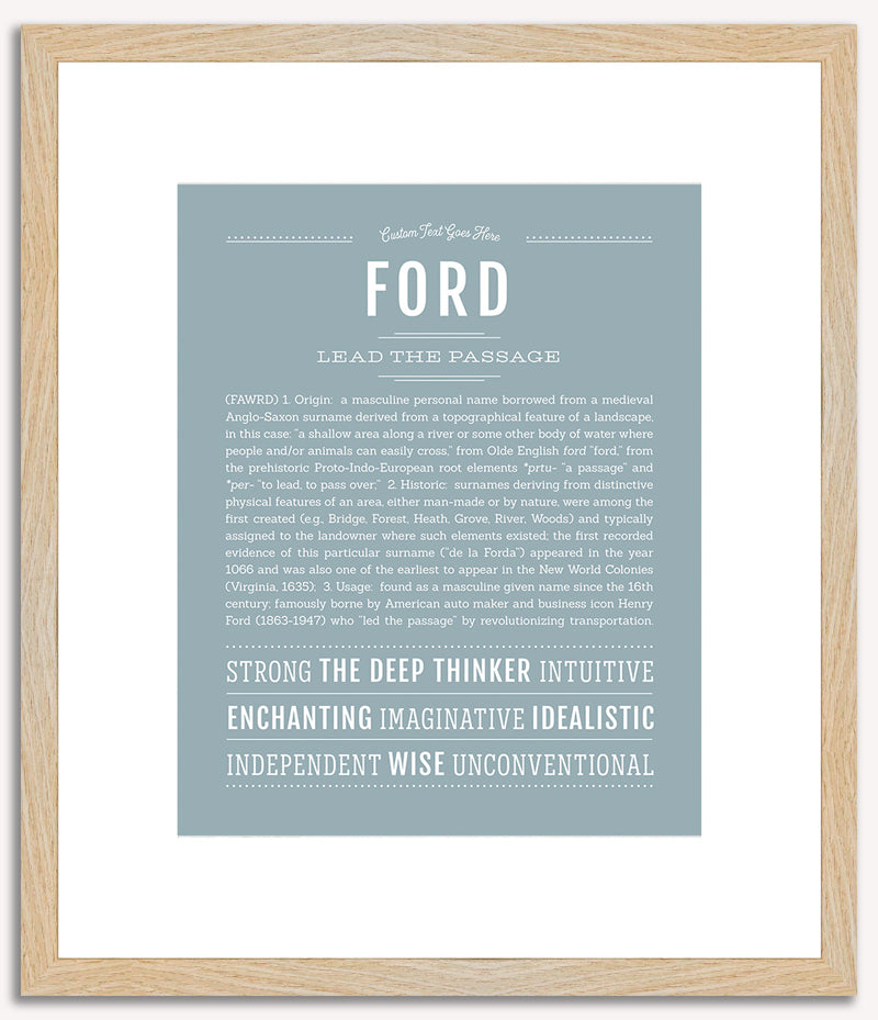 Ford | Name Art Print