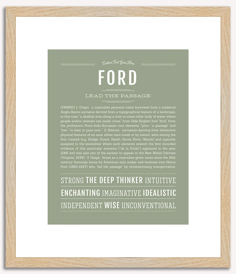 Ford | Name Art Print