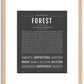 Forest | Name Art Print