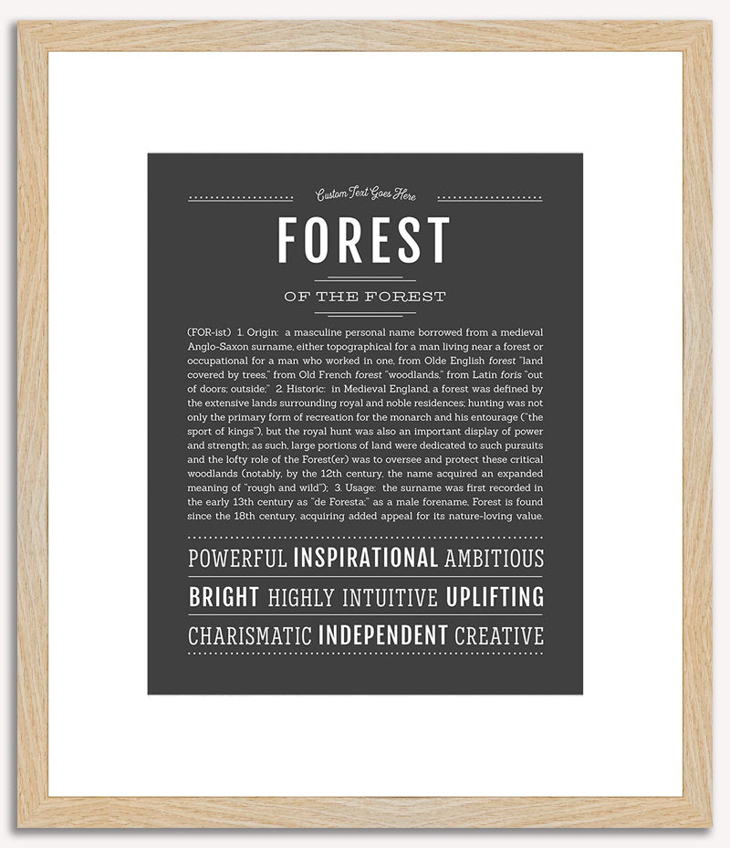 Forest | Name Art Print