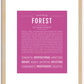 Forest | Name Art Print