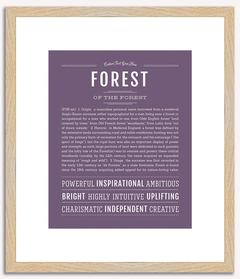 Forest | Name Art Print