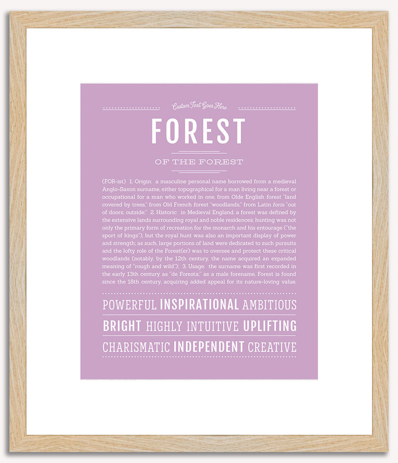 Forest | Name Art Print