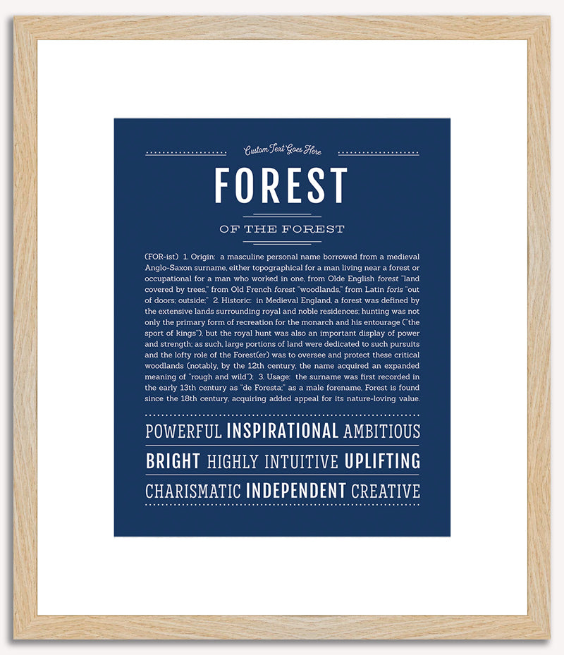 Forest | Name Art Print