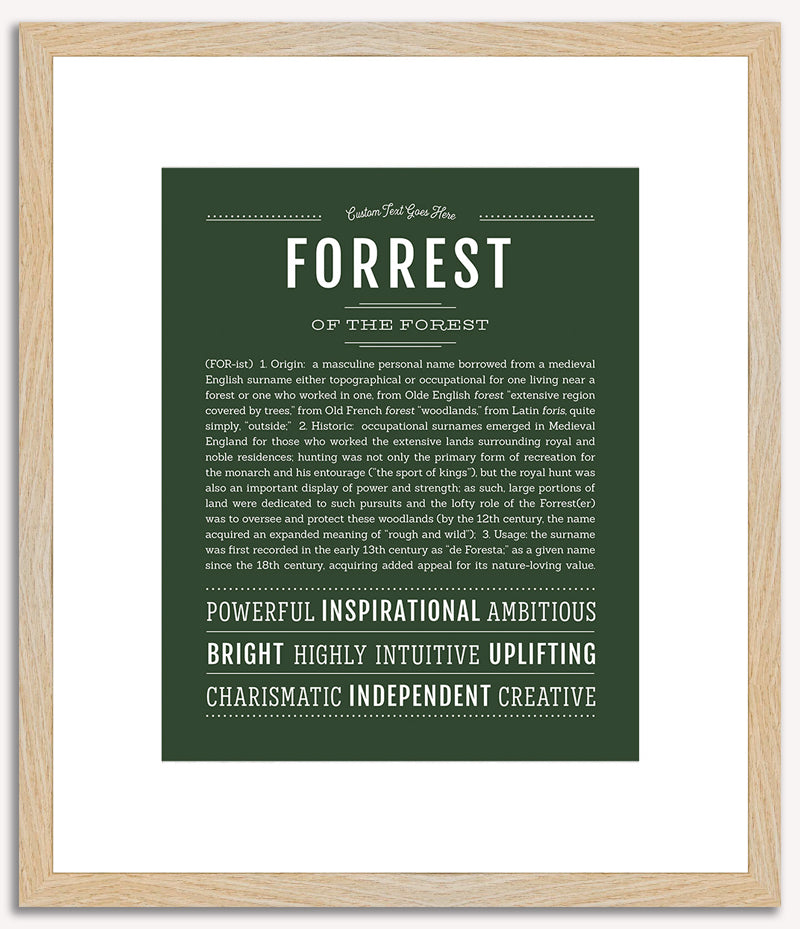 Forrest | Name Art Print