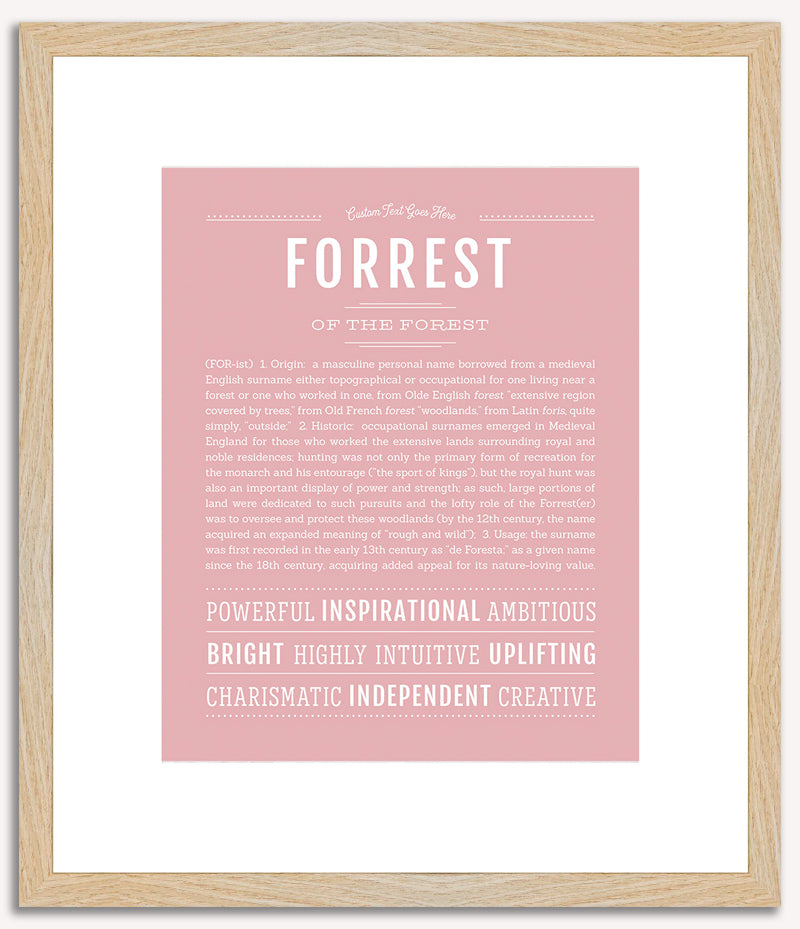 Forrest | Name Art Print