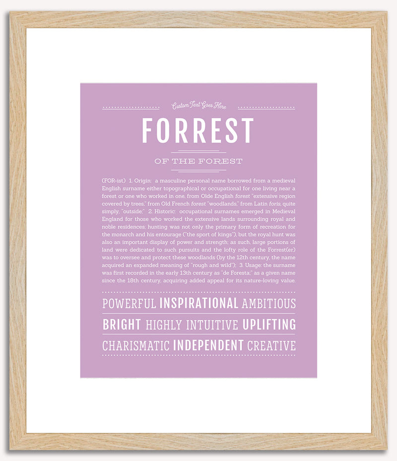 Forrest | Name Art Print