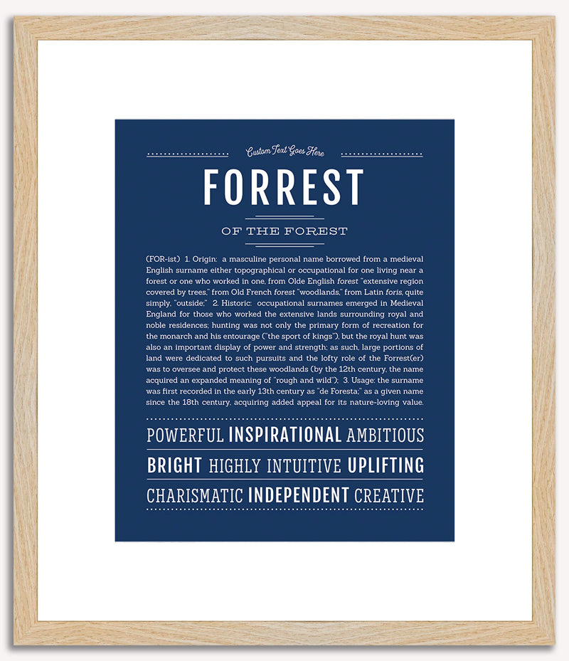 Forrest | Name Art Print