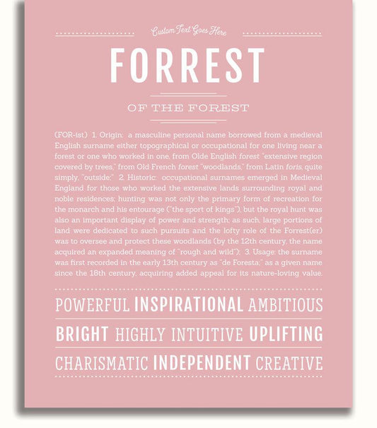 Frame Options | Dusty Rose | No Frame