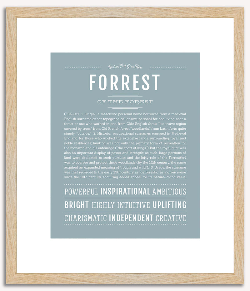 Forrest | Name Art Print