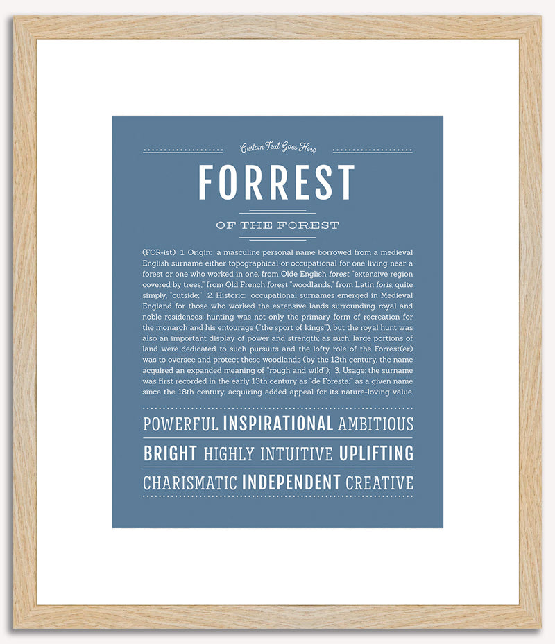 Forrest | Name Art Print