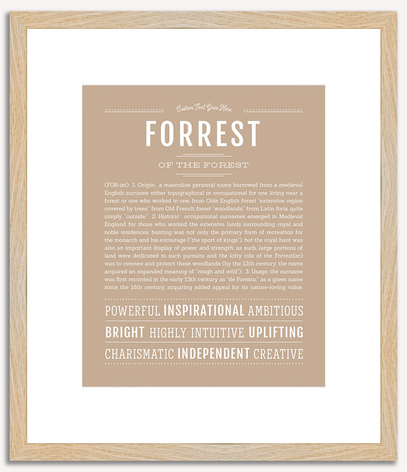 Forrest | Name Art Print