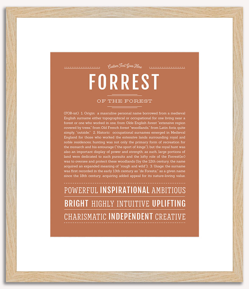 Forrest | Name Art Print