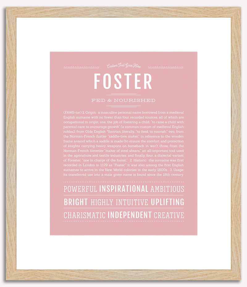 Foster | Name Art Print