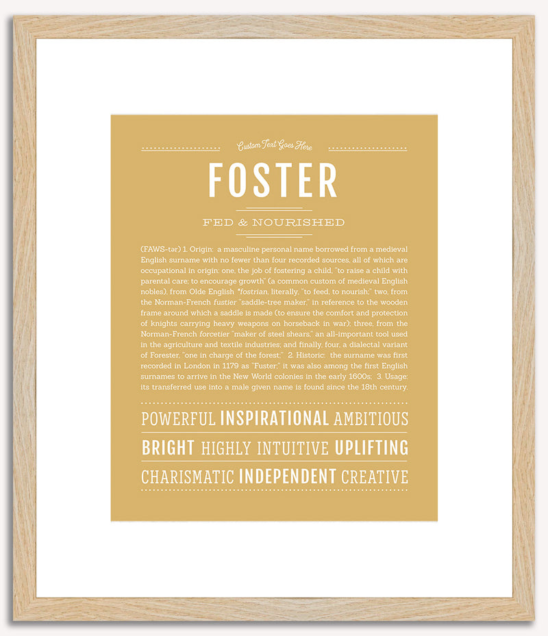 Foster | Name Art Print