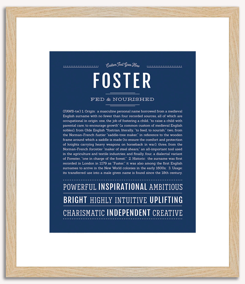 Foster | Name Art Print